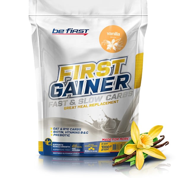 Be First First Gainer Fast & Slow Carbs (1000g/9serv)
