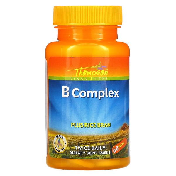 Thompson B Complex plus rice brain (60 таблеток/30serv)