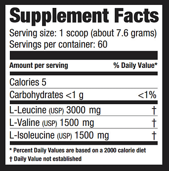 Ultimate Nutrition BCAA Powder 12000 (457g/60serv)