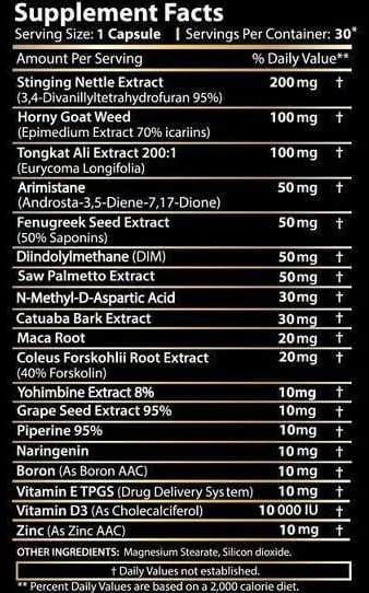 Revange Nutrition Test Restore AM (30 капсул/30serv)