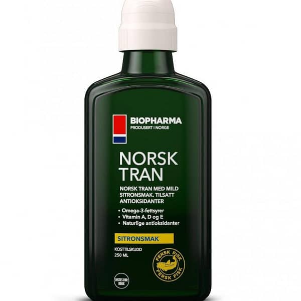 Biopharma Norsk Tran Omega-3 (250мл/50serv)