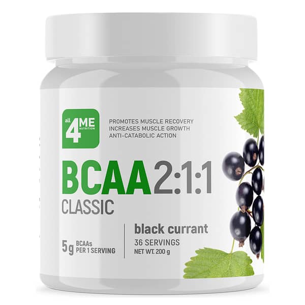 All 4 Me Nutrition BCAA 2:1:1 classic (200g/36serv)