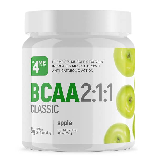 All 4 Me Nutrition BCAA 2:1:1 classic (550g/100serv)