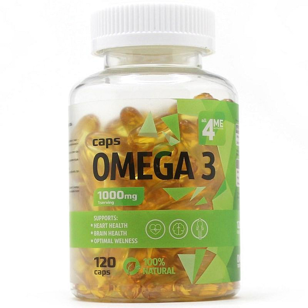 All 4 Me Nutrition Omega 3 (120 капсул/40serv)