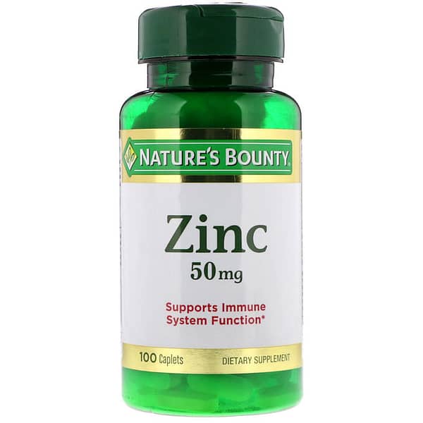 Nature's Bounty Zinc 50mg (100 таблеток/100serv)