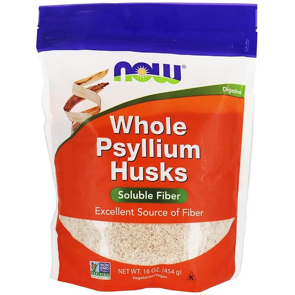 Now Whole Psyllium Husks (454g/45serv)