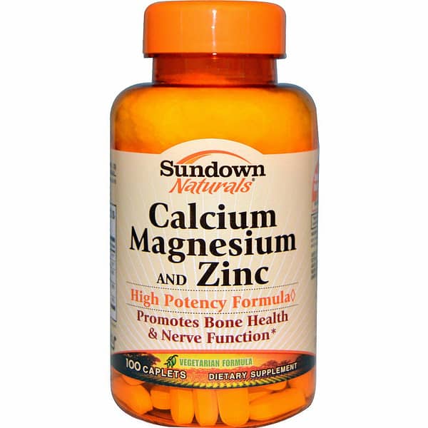 Sundown Naturals Calcium Magnesium & Zinc (100 капсул/33serv)