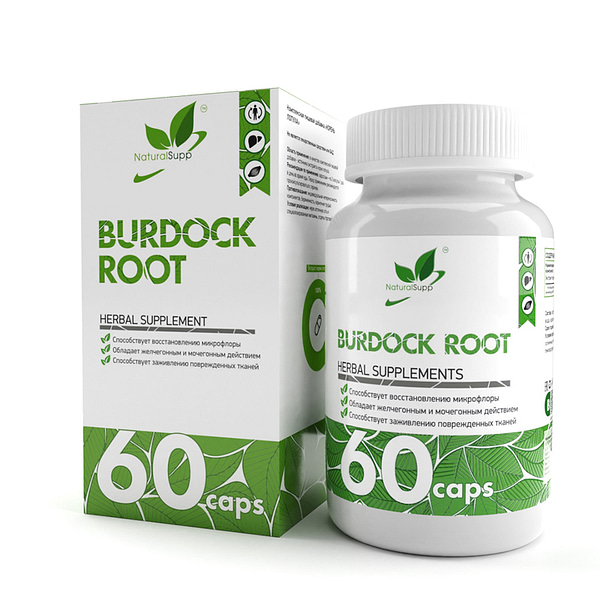 NaturalSupp Burdock Root (60 капсул/30serv)